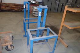 Lot of (2) Shop Built Bottle Racks.