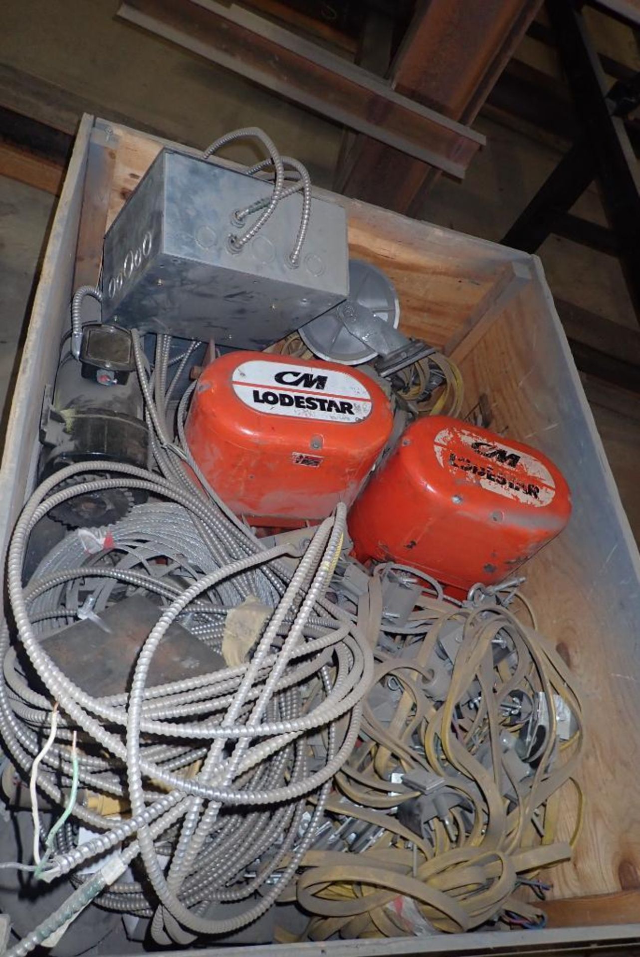 Lot of (2) CM Lodestar Electric Crane Motors and Fittings. - Image 2 of 5