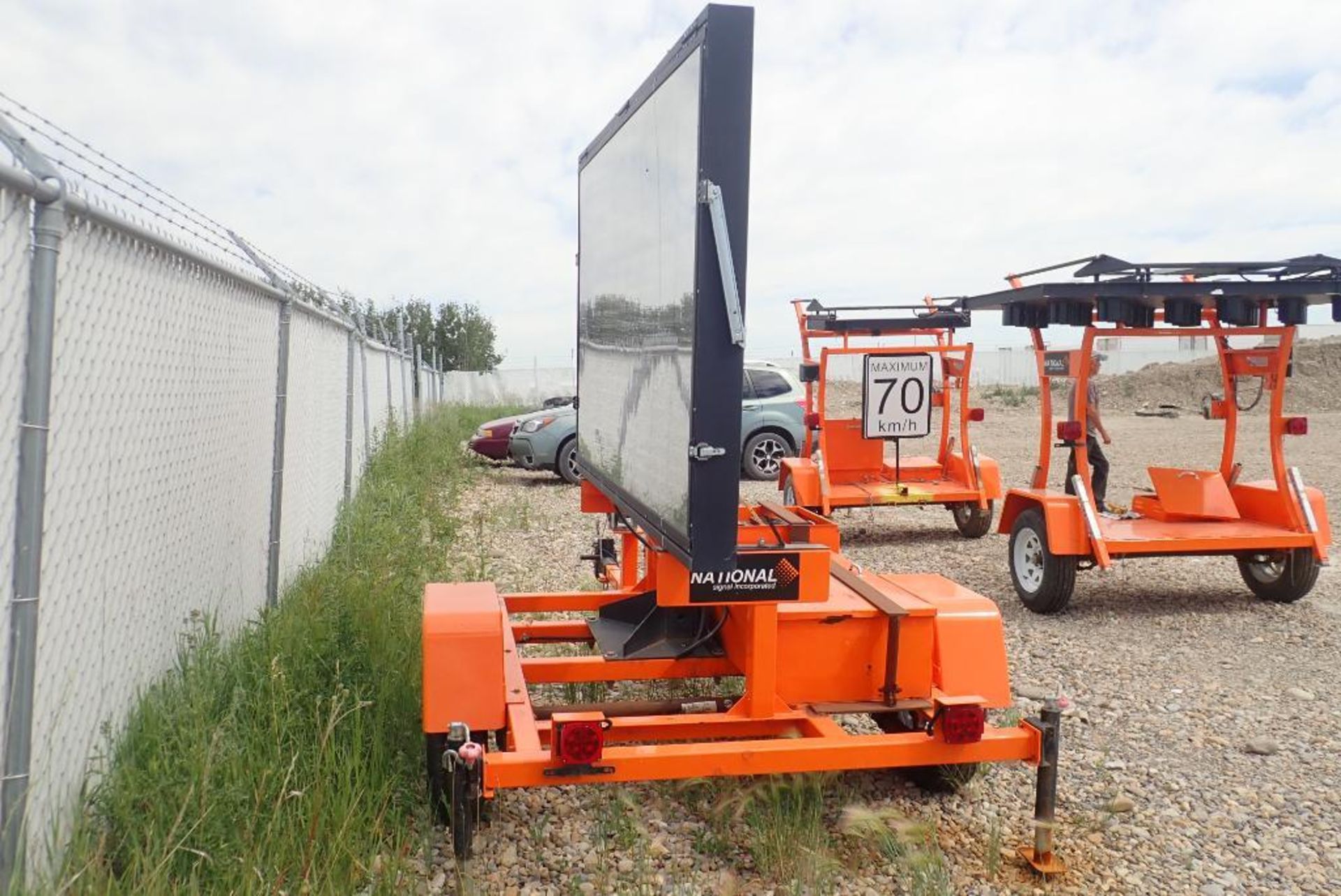 2018 National Signal Inc. Sunray Version 3 480 Single Axle Trailer Mounted Variable Message Sign. - Image 6 of 10