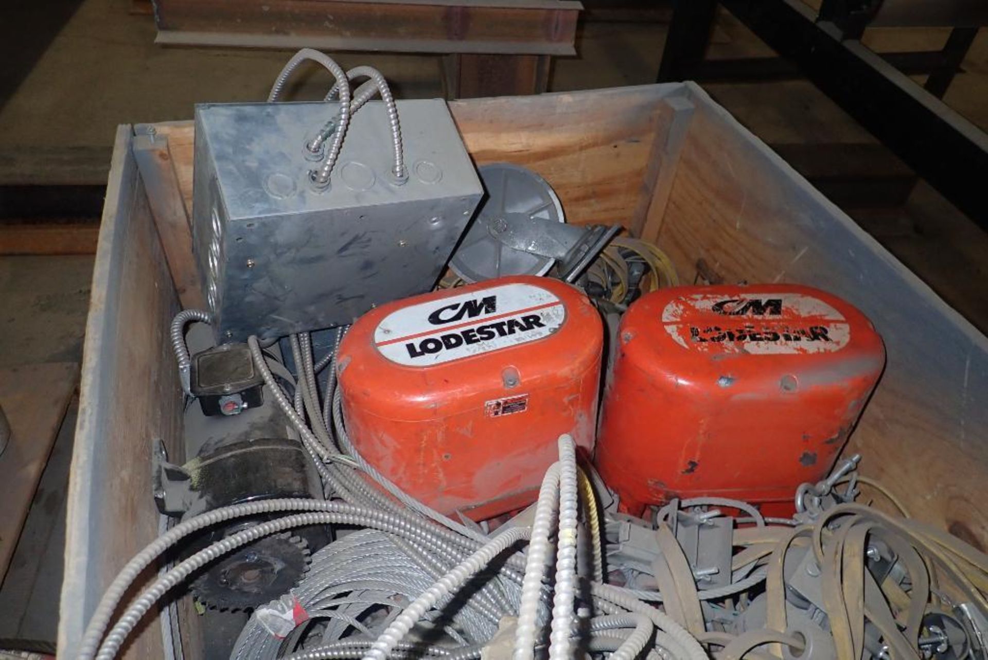 Lot of (2) CM Lodestar Electric Crane Motors and Fittings. - Image 4 of 5