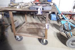 Steel 4'x4' Mobile Welding Table.