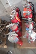 Lot of 5 Asst. ABC Fire Extinguishers.