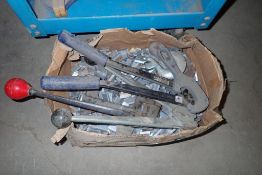 Lot of Banding Cart Tooling and Clamps.