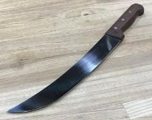 OMCAN 12" STEAK CUTTING KNIFE WITH ROSE WOOD HANDLE - GERBAN BLADE - NEW