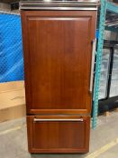 VIKING 36” REFRIGERATOR FULLY INTEGRATED WOODEN DOORS