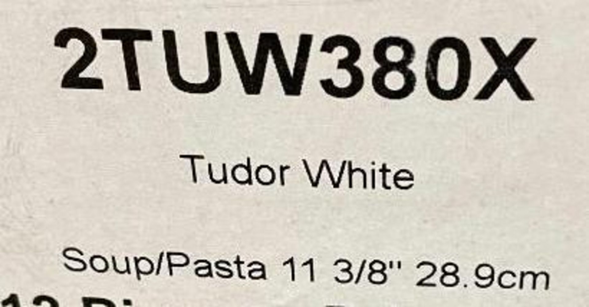 3 CASES OF DUDSON TUDOR WHITE SOUP/PASTA PLATES 11" - 12/CASE, MADE IN ENGLAND - Image 5 of 7