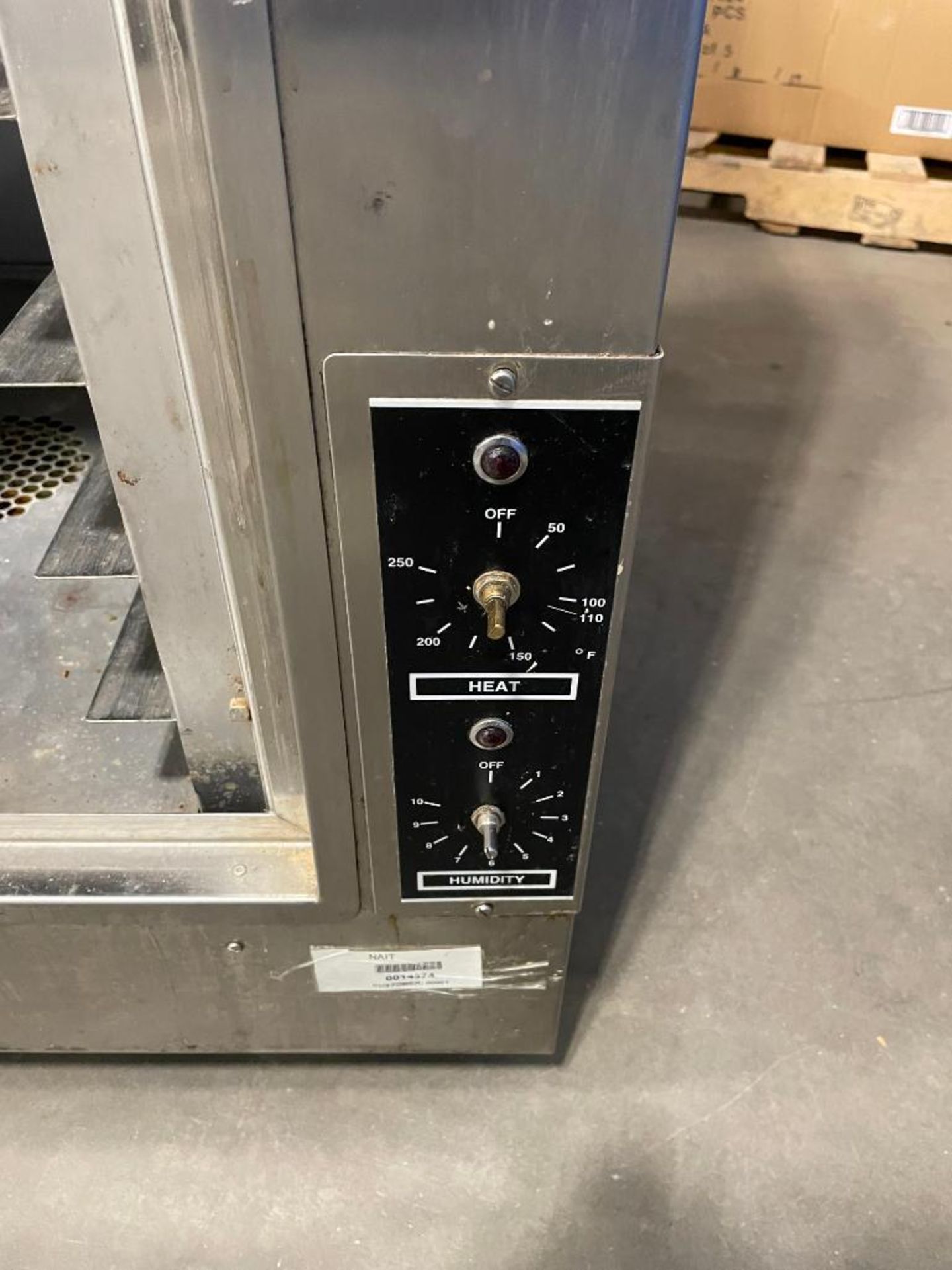 NU-VU UB-7 PROOFER-OVEN **BROKE/MISSING KNOBS** - Image 9 of 10