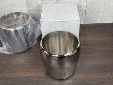 HEAVY STAINLESS SMALL CHILLERS - LOT OF 2