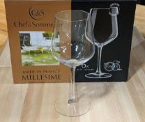 15.75OZ/470ML MILLESIME WINE GLASSES - LOT OF 6 (1 BOX), CHEF & SOMMELIER E8518 (P0112) - NEW