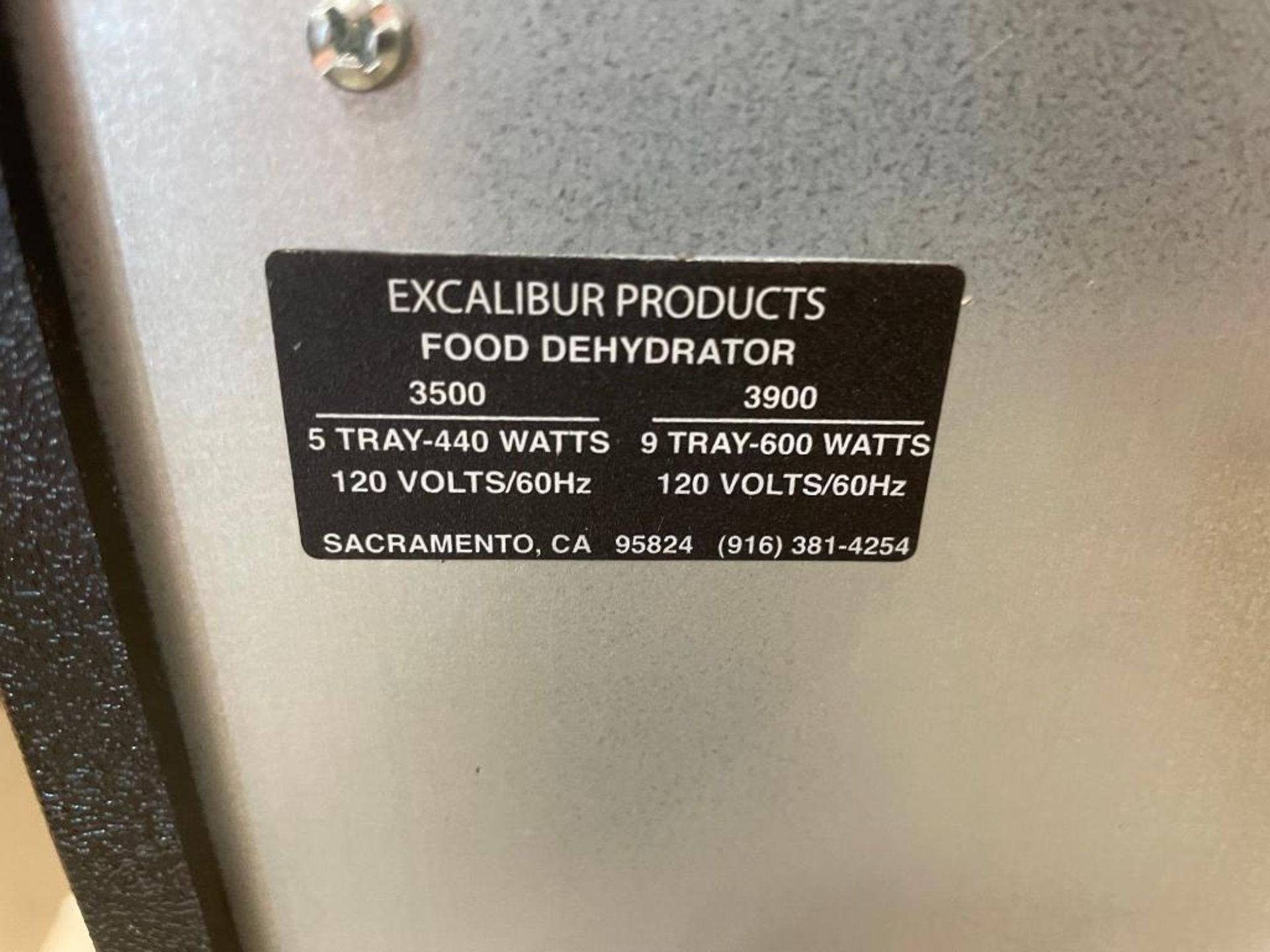 COMMERCIAL EXCALIBUR DEHYDRATOR - Image 10 of 14