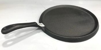 CAST IRON 10" ROUND FAJITA SKILLET, JOHNSON ROSE 4297 - NEW