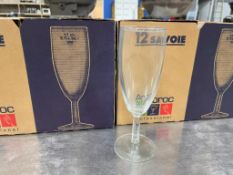 SAVOIE GLASSES LOT OF 24 (2 BOXES)