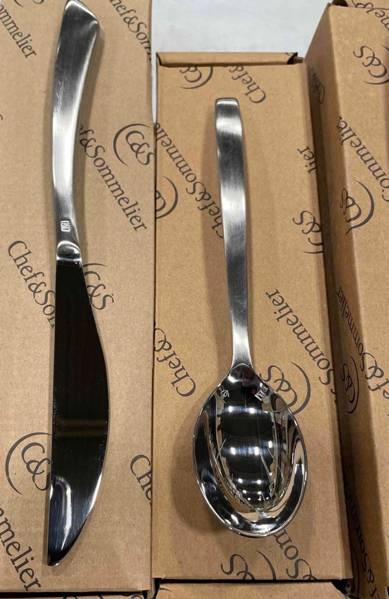 NEW 252 PIECES CHEF & SOMMELIER KYA SILVERWARE SET INCLUDING: - Image 4 of 8