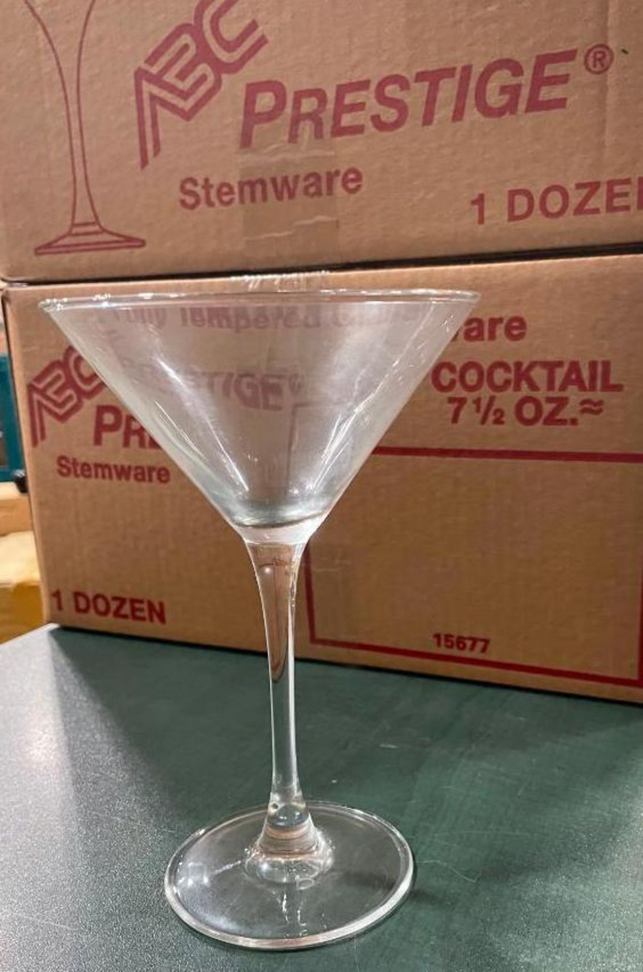 ABC PRESTIGE FULLY TEMPERED 7.5OZ COCKTAIL GLASSES - LOT OF 50 - NEW - Image 3 of 3