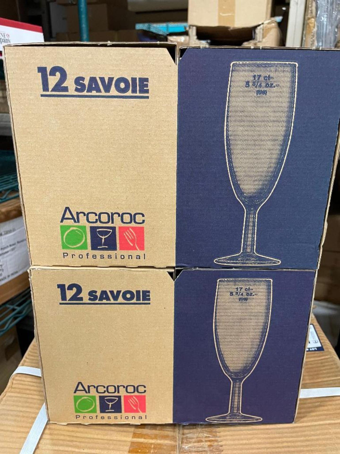 SAVOIE GLASSES LOT OF 24 (2 BOXES) - Image 2 of 3