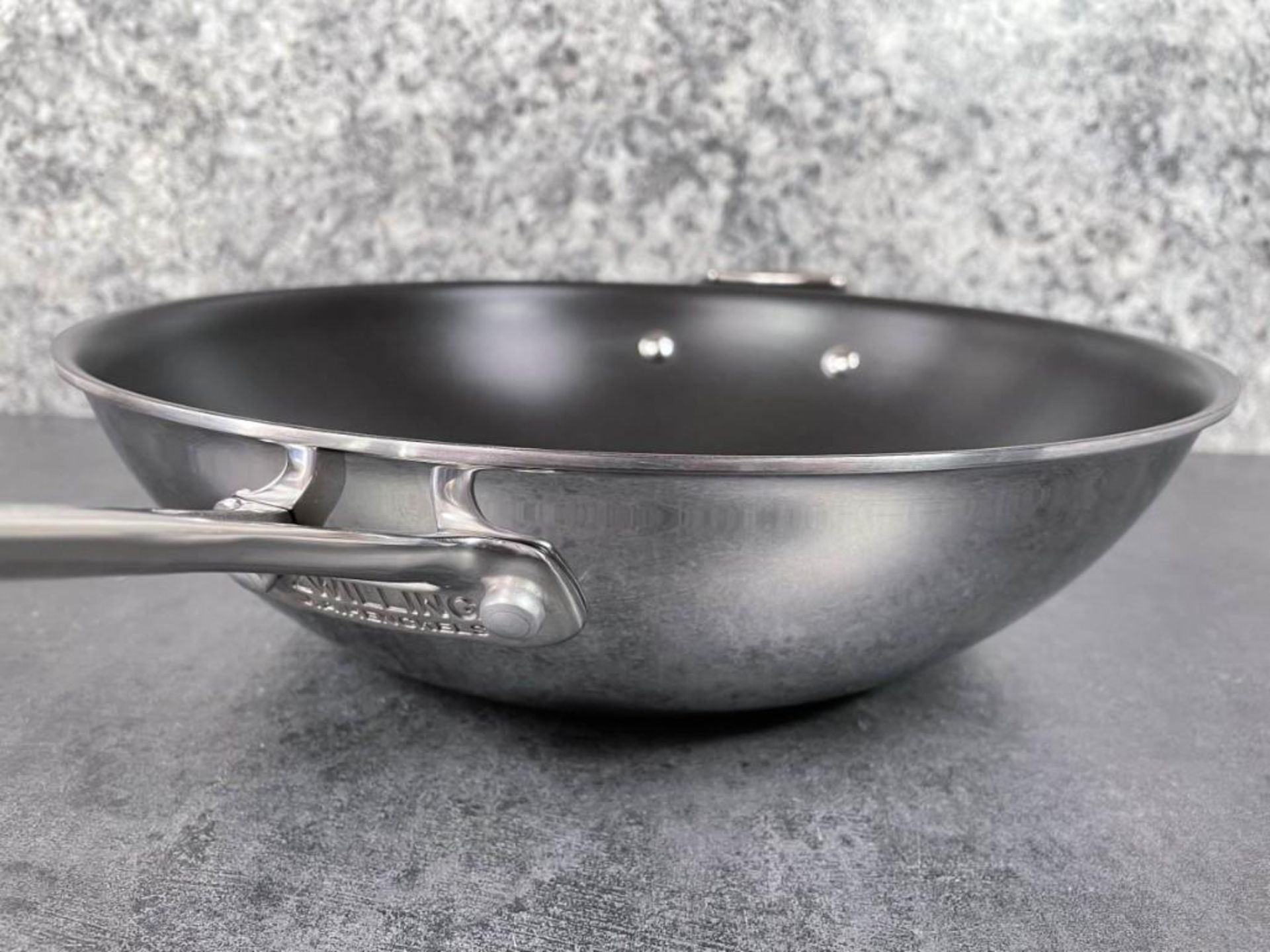ZWILLING COMMERCIAL STAINLESS 12" NON-STICK WOK - Image 8 of 8