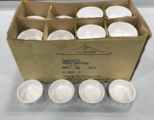 3 OZ WHITE SMOOTH RAMEKIN - CASE OF 48 - JOHNSON ROSE 9362 - NEW