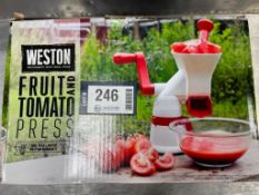 WESTON RECONNECT FRUIT & TOMATO PRESS