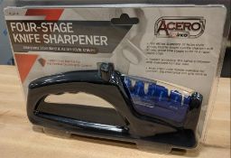 WINCO FOUR STAGE MANUAL KNIFE SHARPENER, WINCO KSP-4 - NEW
