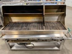 CUSTOM STAINLESS STEEL 5 BURNER BBQ