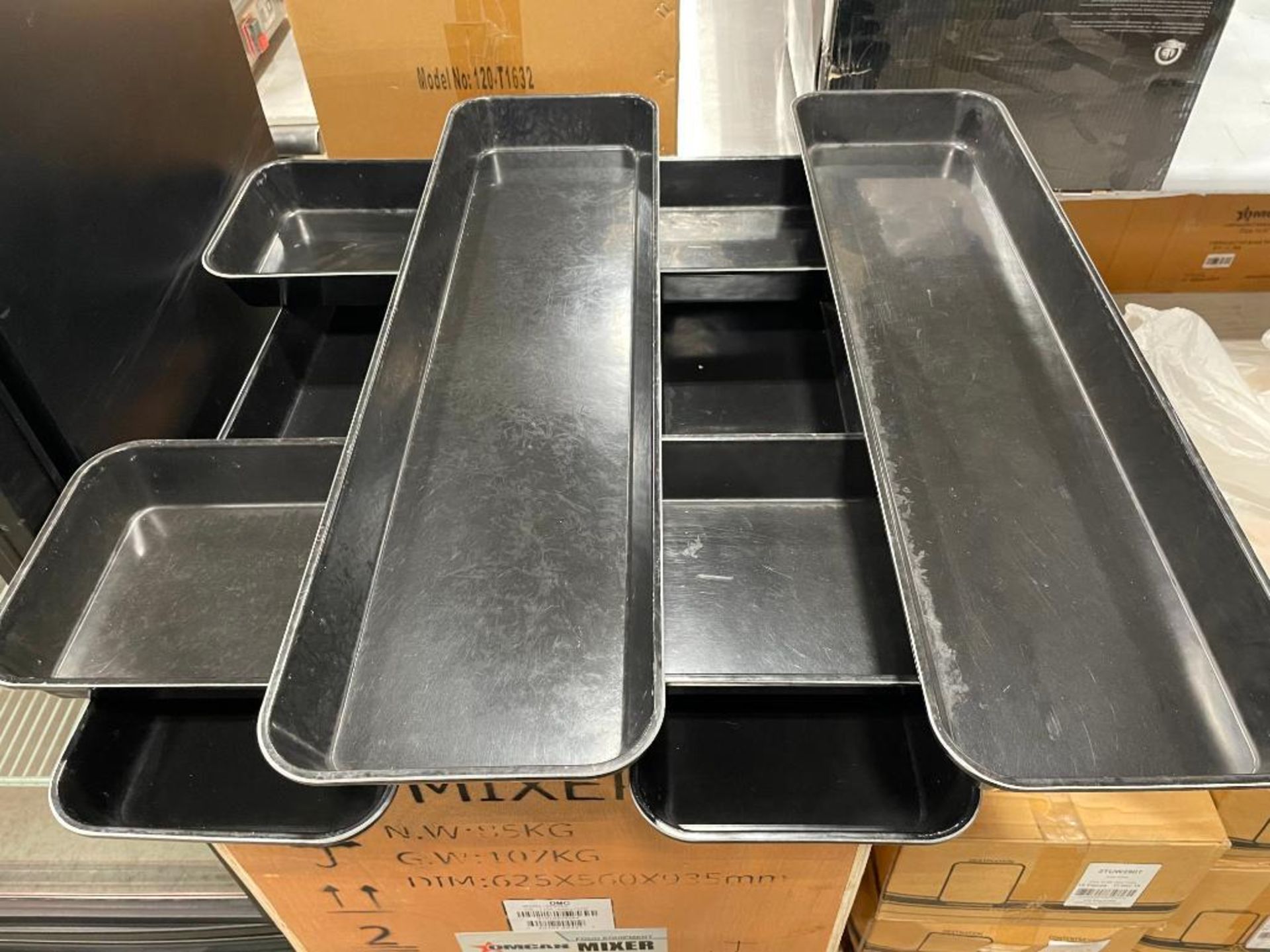 OMCAN 30” X 8.75” BLACK FIBERGLASS MARKET TRAY, LOT OF 6, NEW - Image 5 of 5