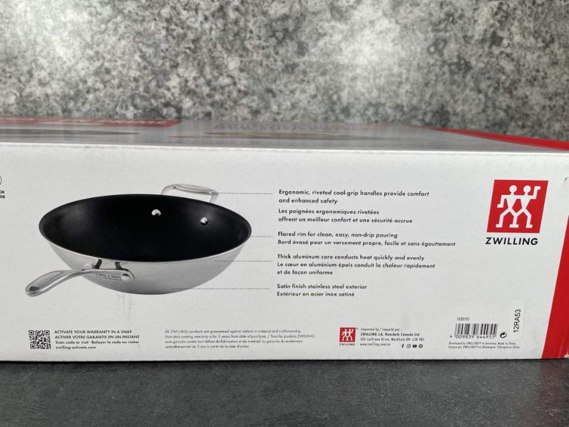 ZWILLING COMMERCIAL STAINLESS 12" NON-STICK WOK - Image 2 of 8