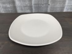 EVO PEARL 10-3/8" SQUARE CHEF'S PLATES - LOT OF 24