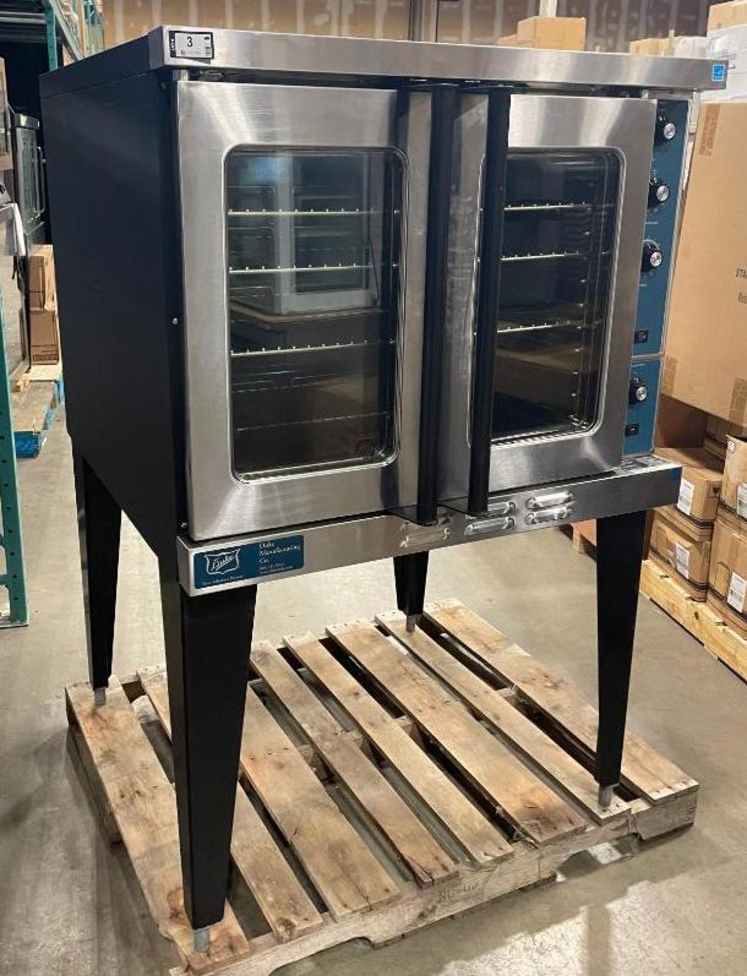 DUKE E101-GV SINGLE FULL SIZE NATURAL GAS CONVECTION OVEN