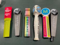 (6) ASSORTED BEER TAPS