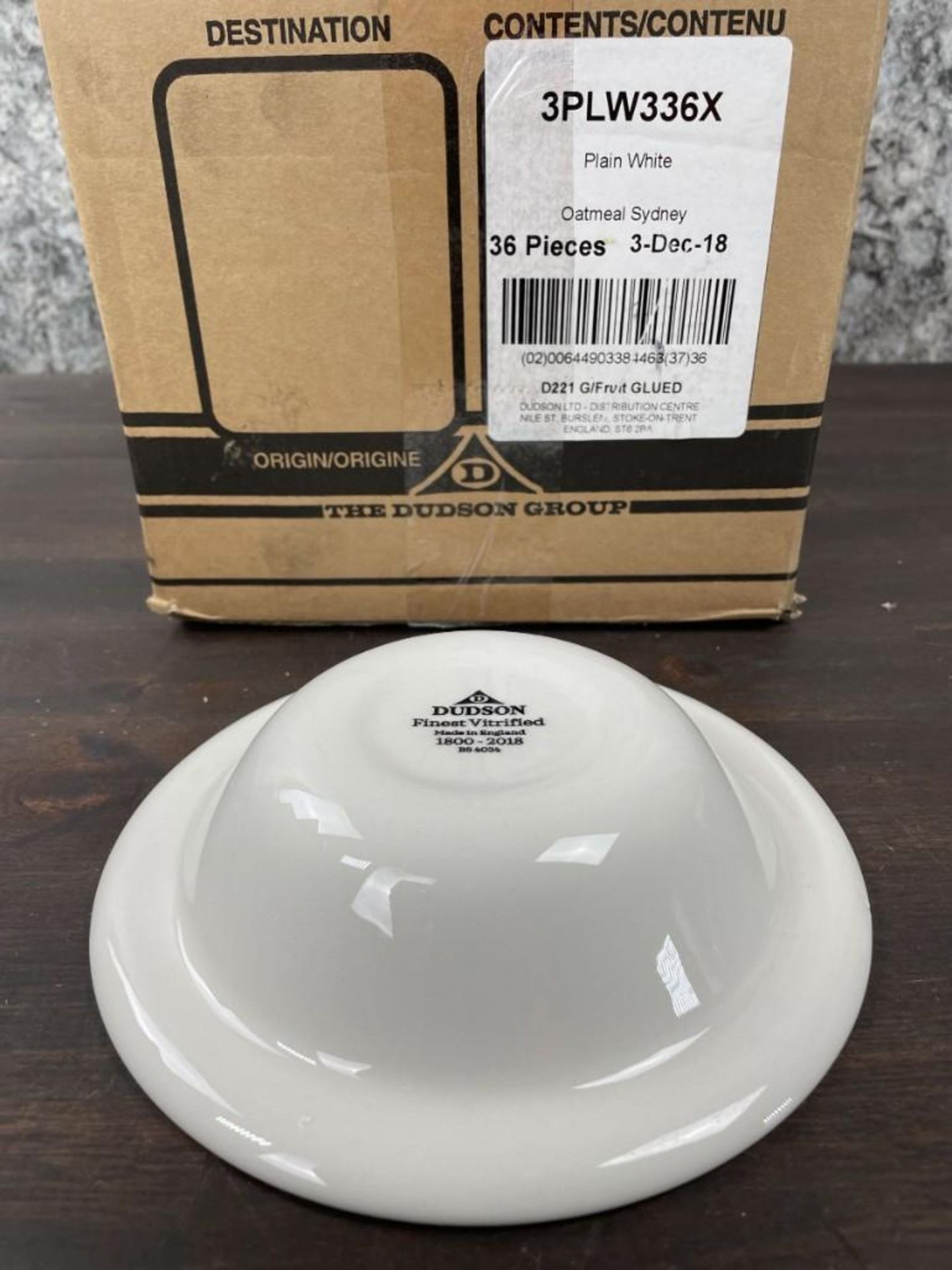 DUDSON CLASSIC 6-3/8" OATMEAL BOWLS - LOT OF 72 (2 CASES) - Image 2 of 5