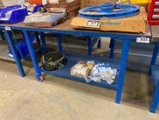 60" X 30" Mobile Metal Work Table