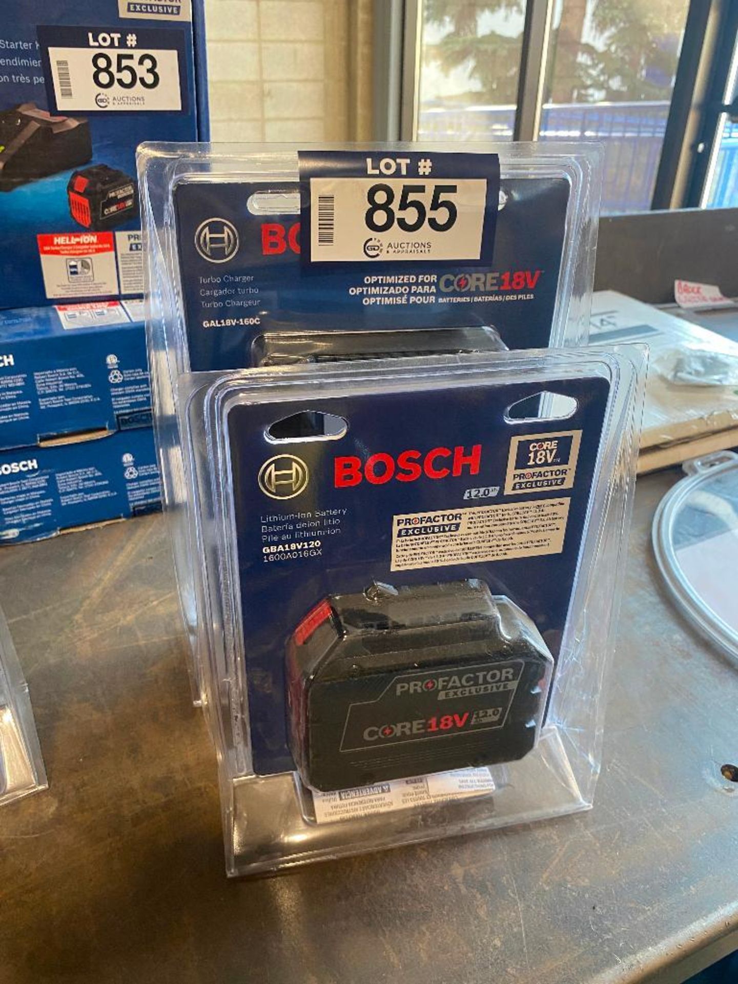 Lot of Bosch Turbo Charger and Bosch Lithium-Ion Battery