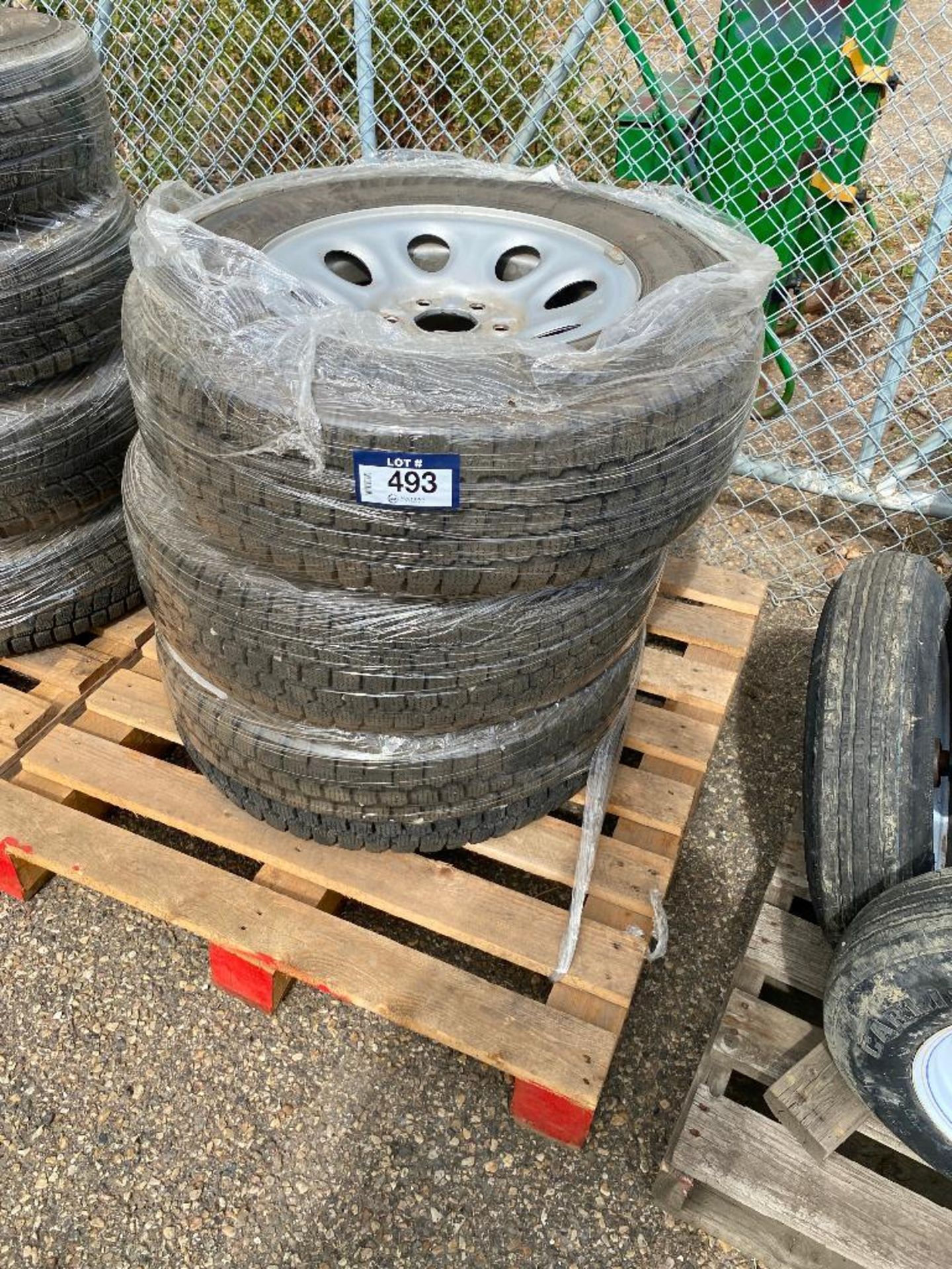 Lot of (4) LT245/70R17 Tires w/ Rims