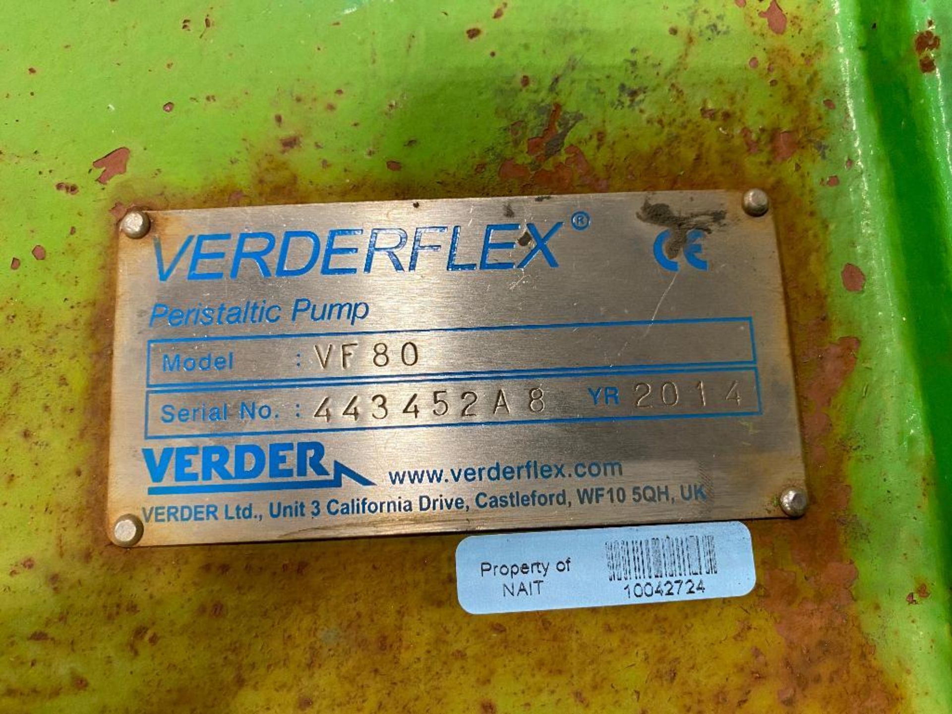 Verderflex VF80 Pump - Image 7 of 7