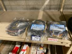 Lot of (6) Bags of Asst. Wiring Harnesses