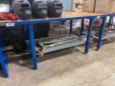 60" X 30" Mobile Metal Work Table w/ Tray
