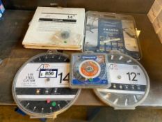 Lot of Asst. Blades including Ring Saw Blades, Diamond Blades, etc.