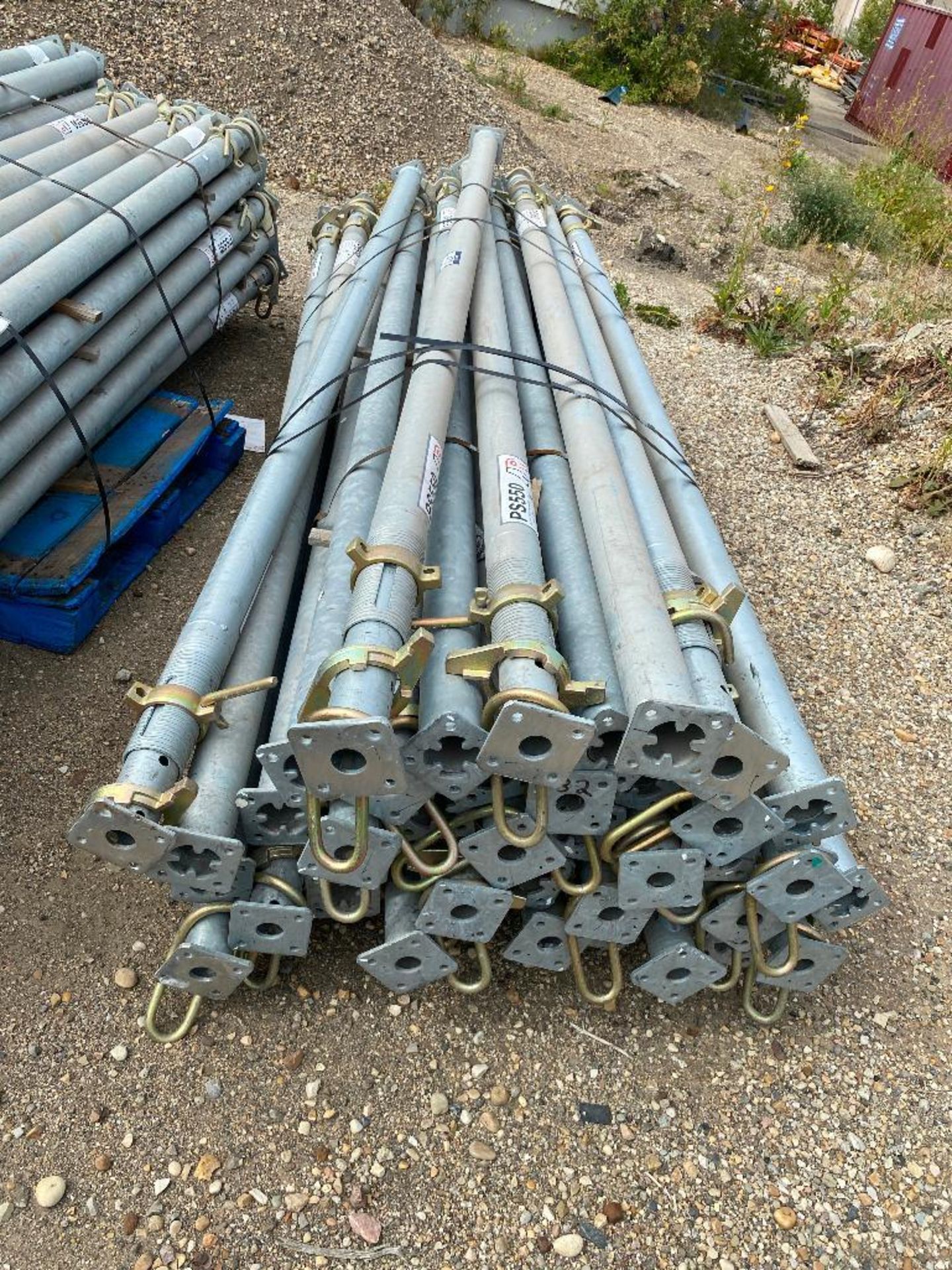 Pallet of Approx. (40) Class D Steel Post Shore 9'10" - 18'