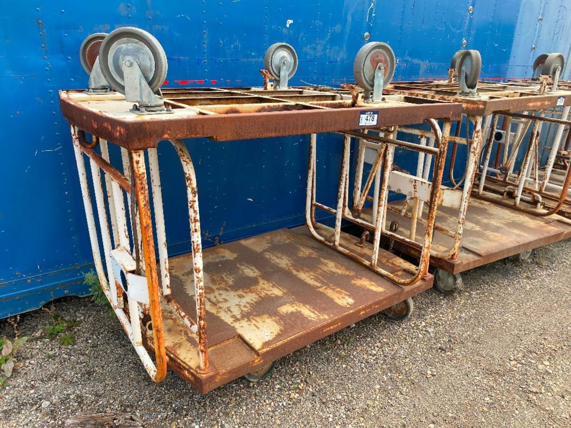 Lot of (2) 42" X 64" Carts - Image 2 of 2