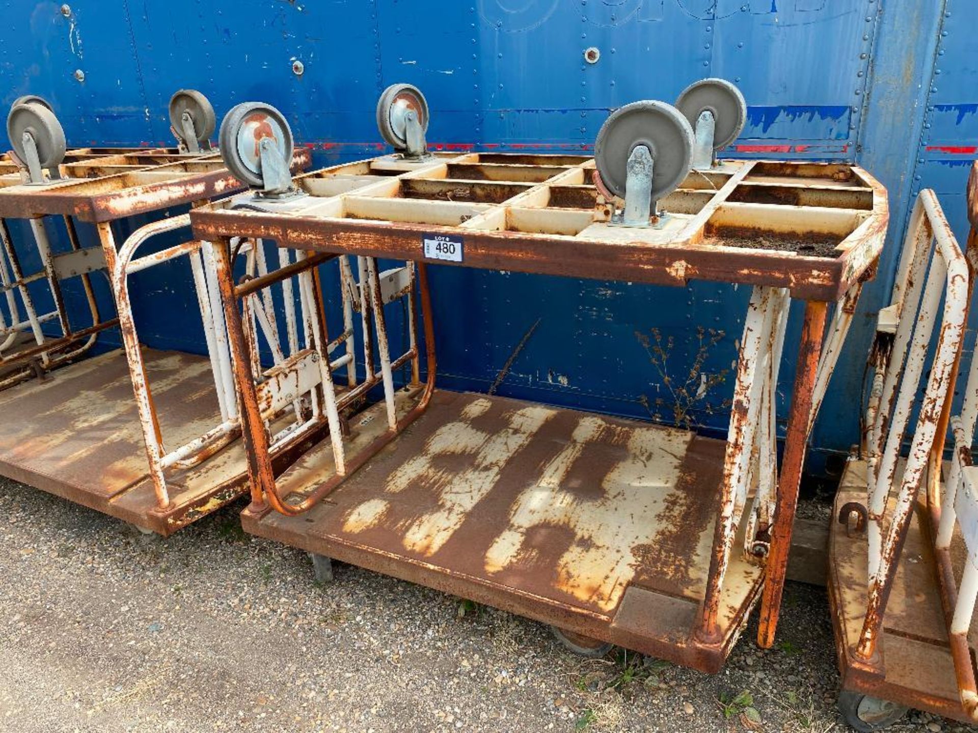 Lot of (2) 42" X 64" Carts