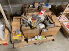 Pallet of Asst. Electrical including Switches, Connectors, Bus Blocks, etc.