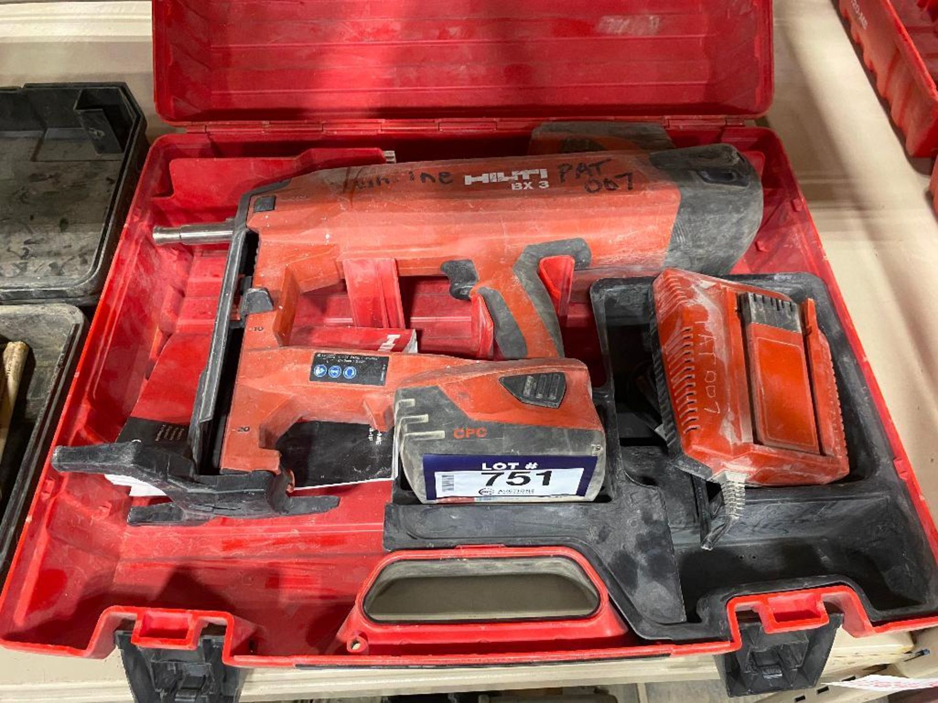 Hilti BX3 ME Cordless Fastening Tool w/ Battery, Charger, etc.