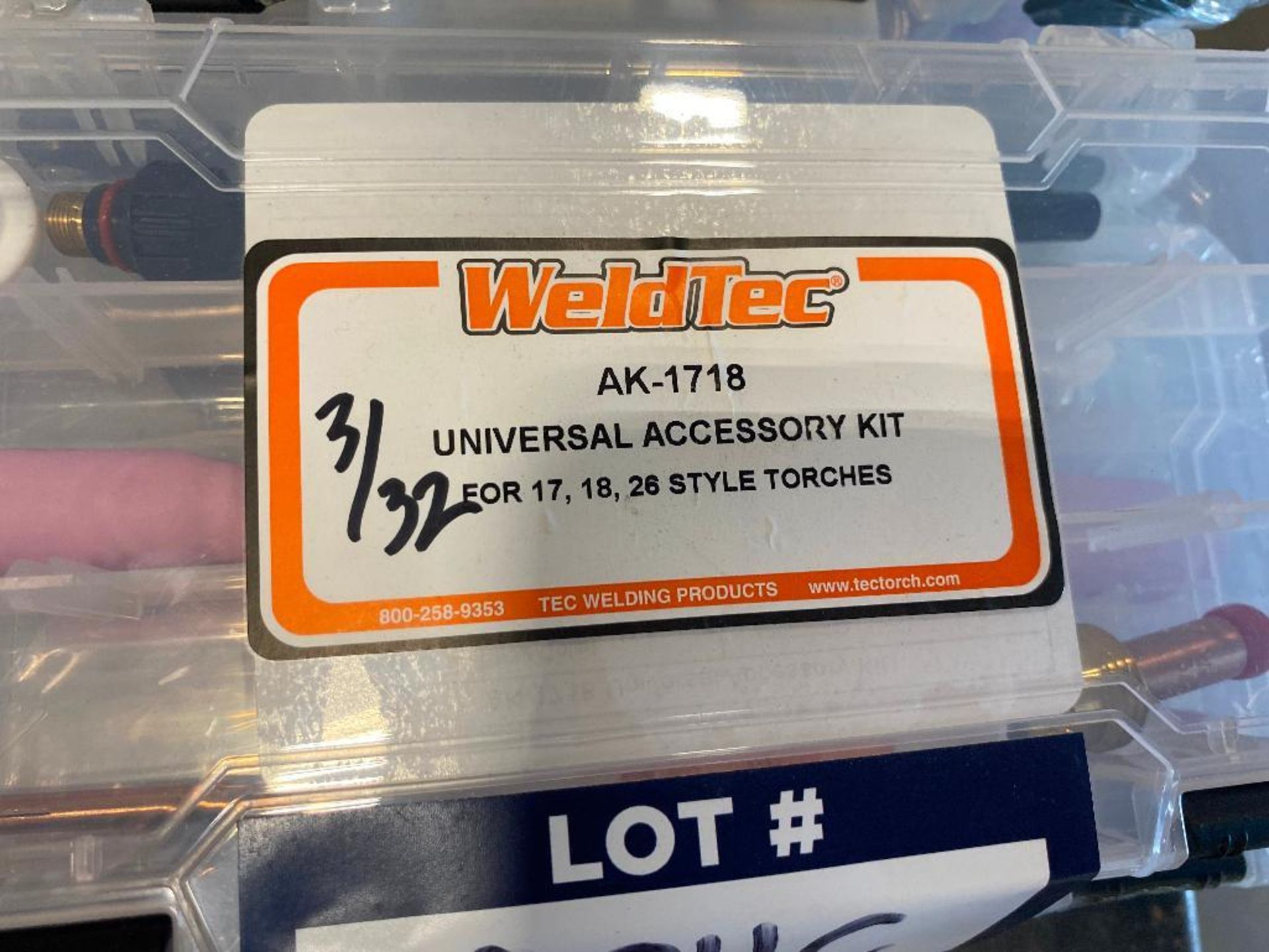 Lot of (9) Asst. WeldTec AK-1718 Universal Accessory Kit - Image 3 of 4