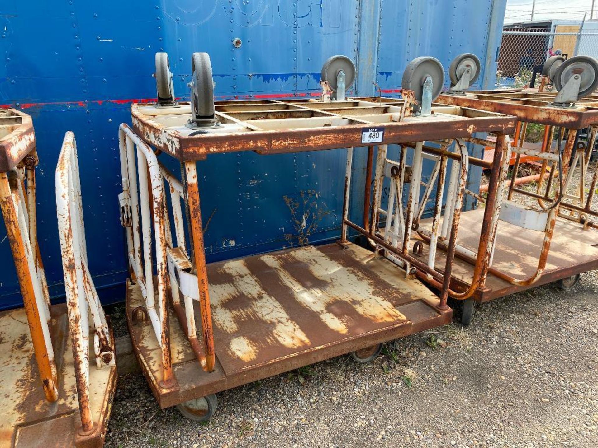 Lot of (2) 42" X 64" Carts - Image 2 of 2