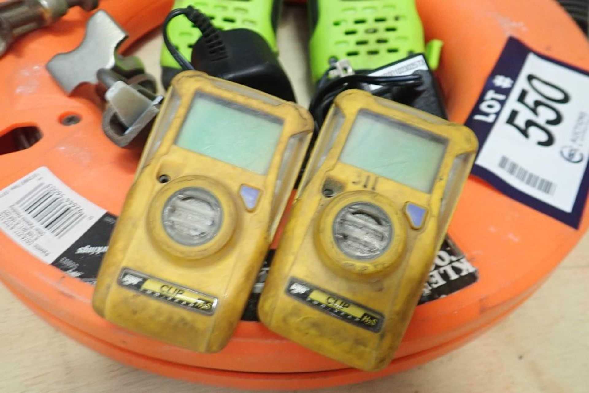 Lot of Fish Tape, (2) Motorola 2-Way Radios, (2) Radius Markers and (2) BW BWC2-H Gas Monitors. - Image 3 of 3