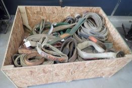 Lot of Asst. Nylon Slings and Continuous Slings.