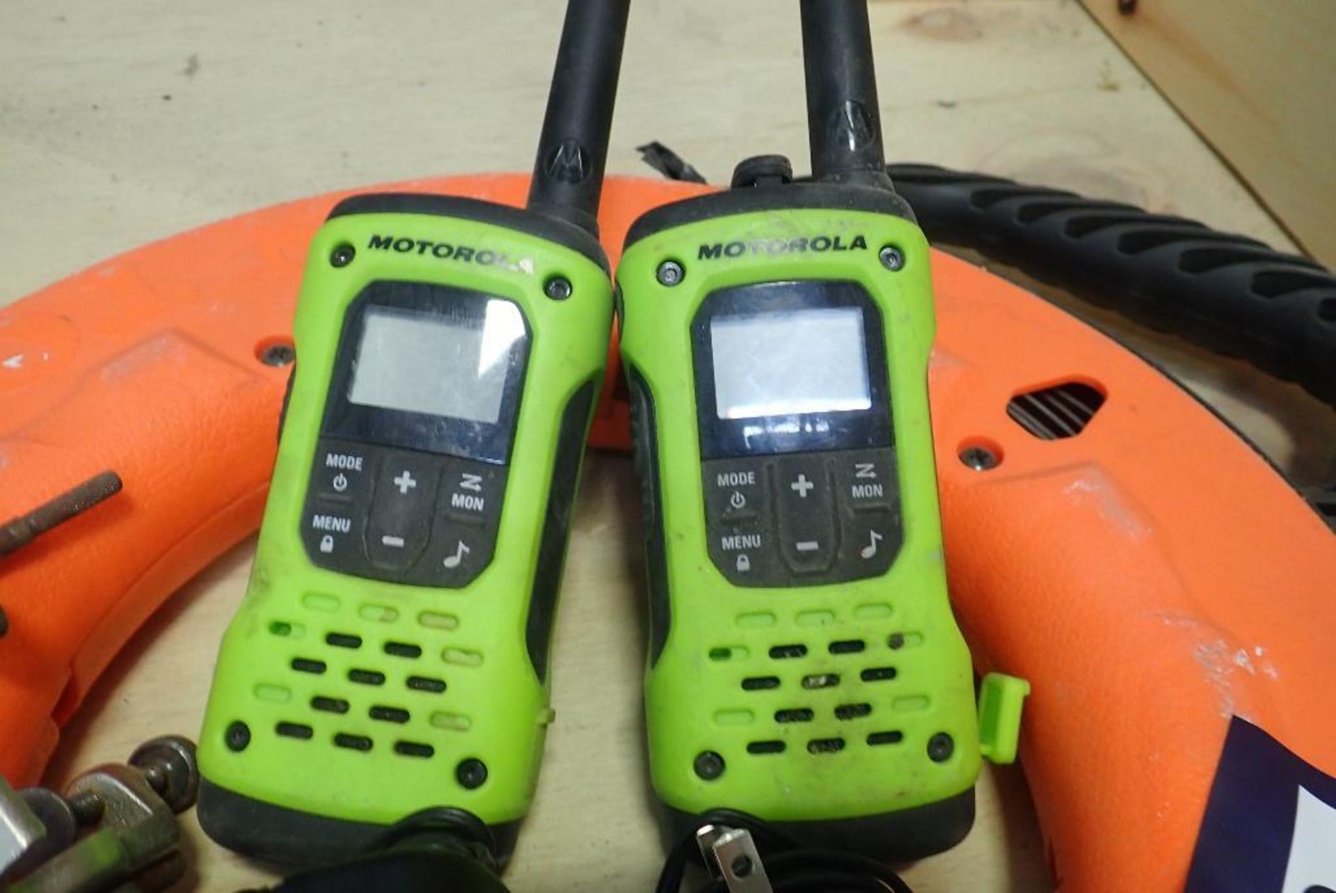 Lot of Fish Tape, (2) Motorola 2-Way Radios, (2) Radius Markers and (2) BW BWC2-H Gas Monitors. - Image 2 of 3