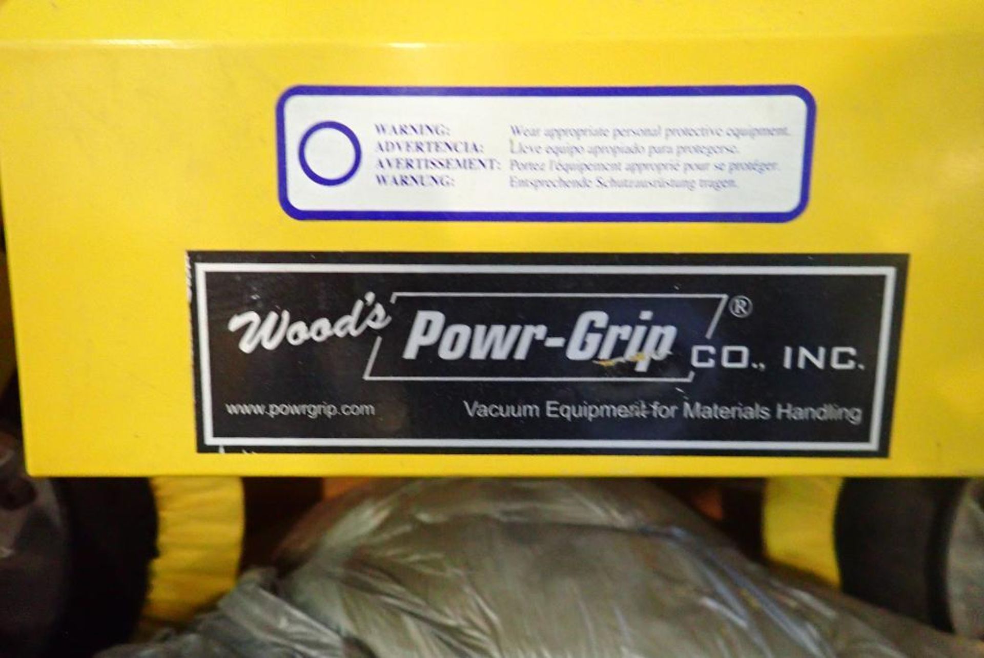 Woods Powr Grip MRTA611LDC Pneumatic Sheet Lifter. - Image 2 of 4