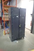 Strong Hold Heavy Duty Storage Cabinet w/ Contents.