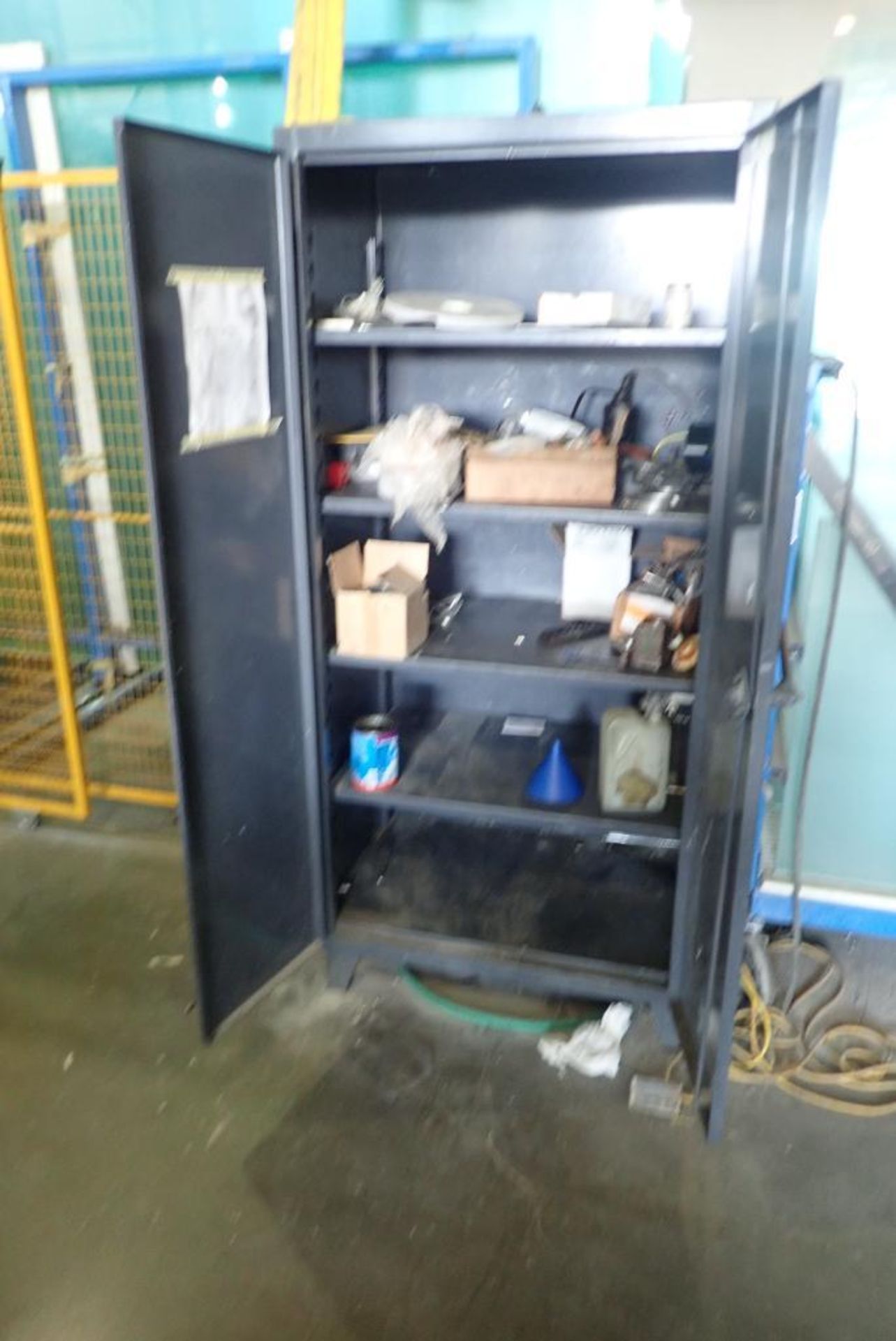 Heavy Duty Storage Cabinet w/Contents. - Image 2 of 2